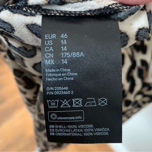 Leopard Print Midi Skirt - Picture 6 of 6